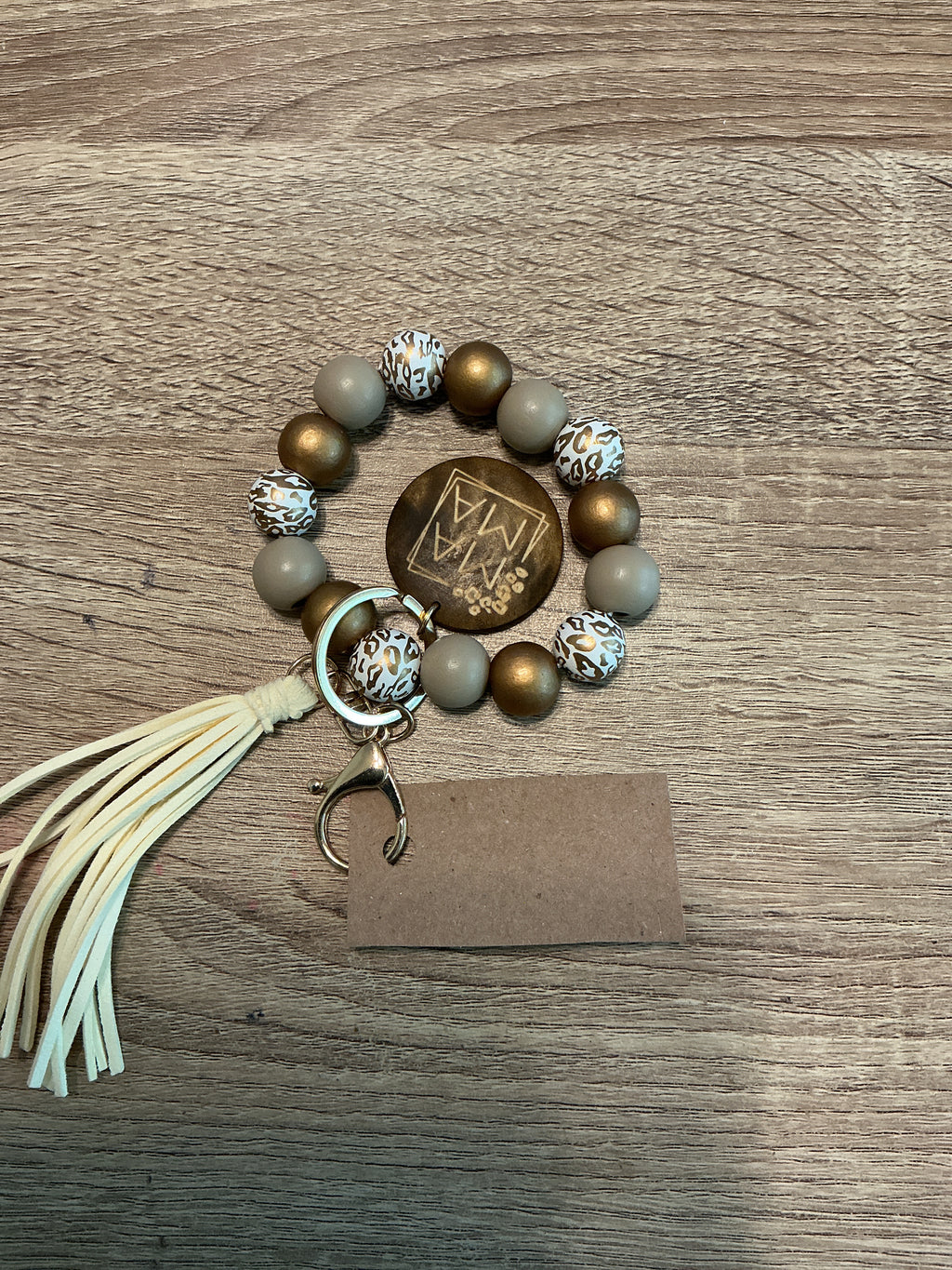Mama Beaded Keychain