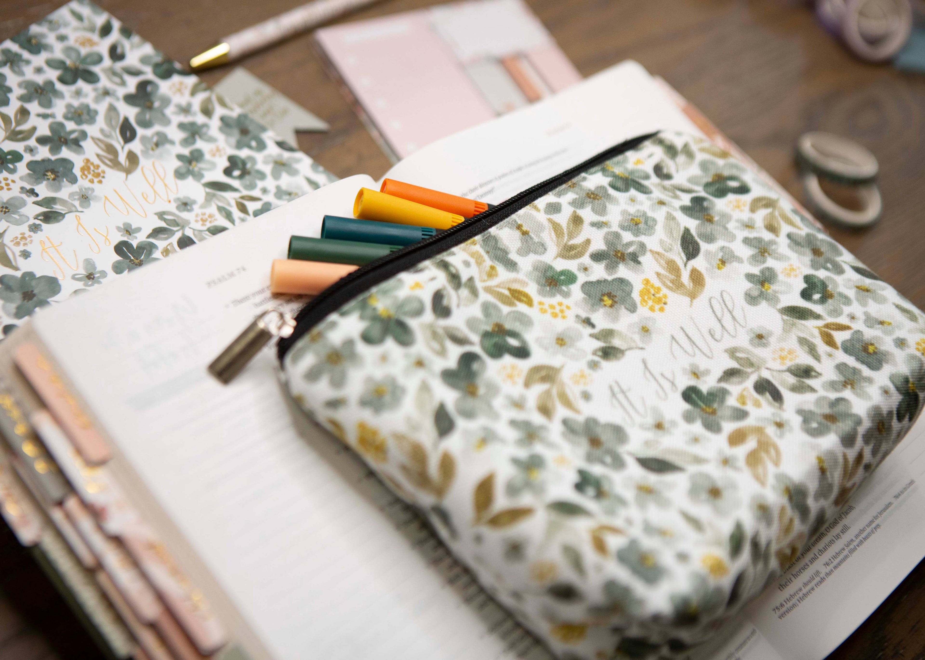 It Is Well Pencil Pouch