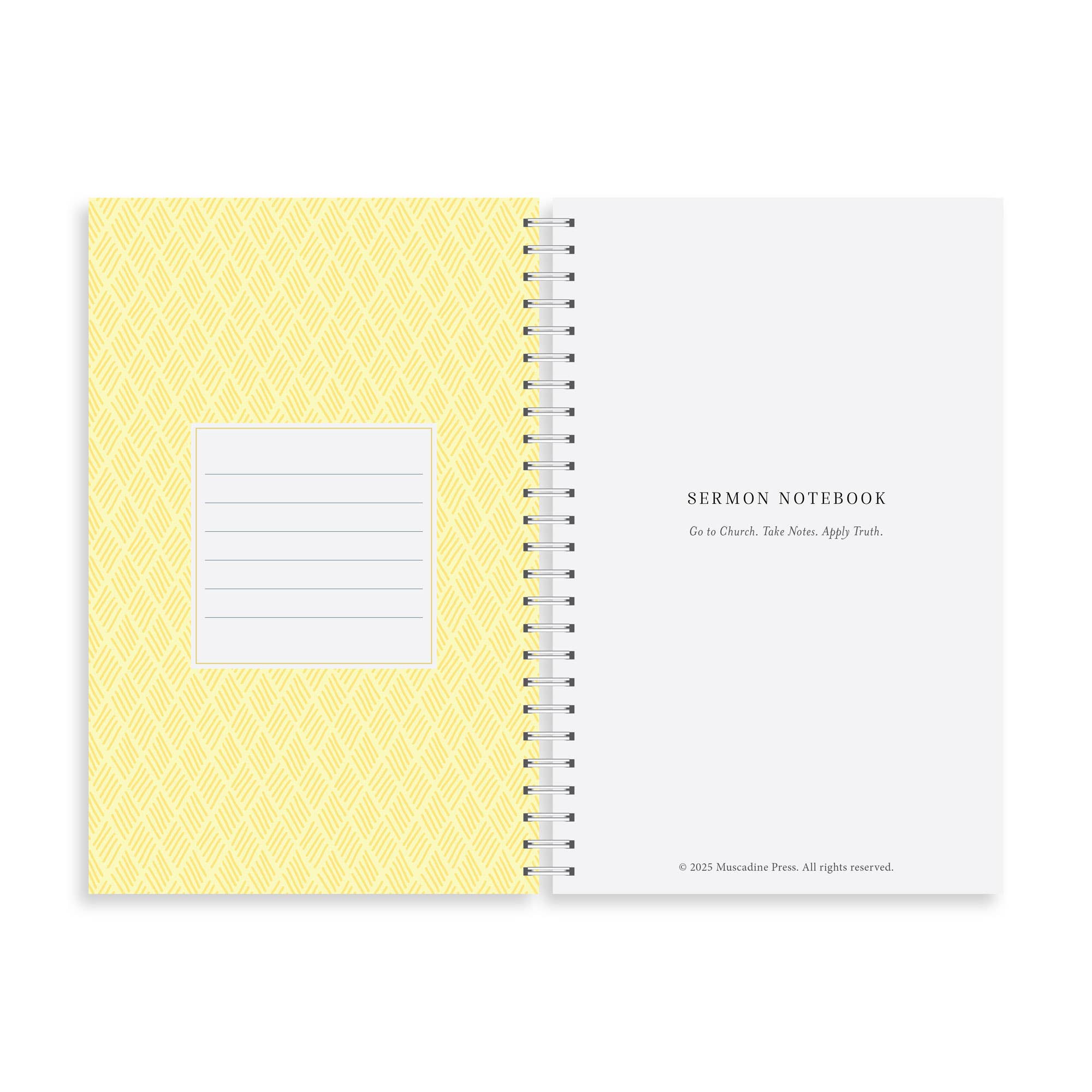Lemon Blossom Sermon Notebook