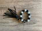 Jesus Cross Beaded Keychain
