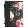 Love Never Fails Bible Cover - Large