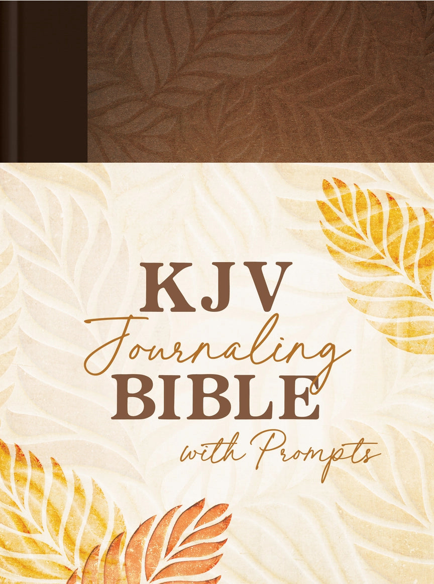 Brown Journaling Bible with Prompts