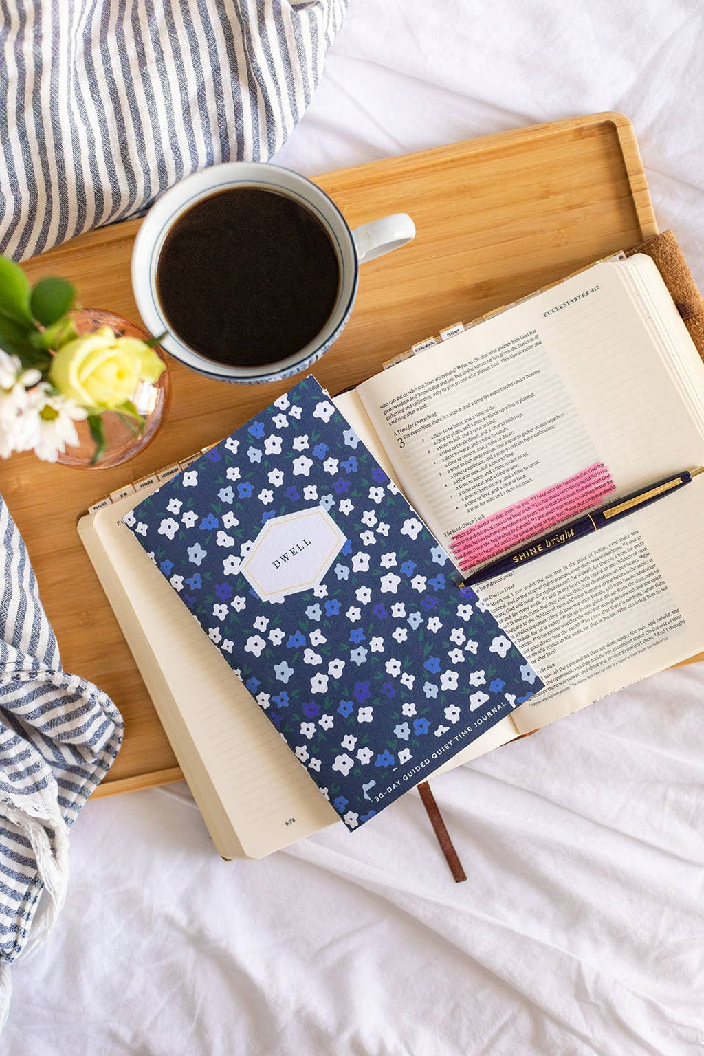 Bible Study Journal (Mini), Calico Blues