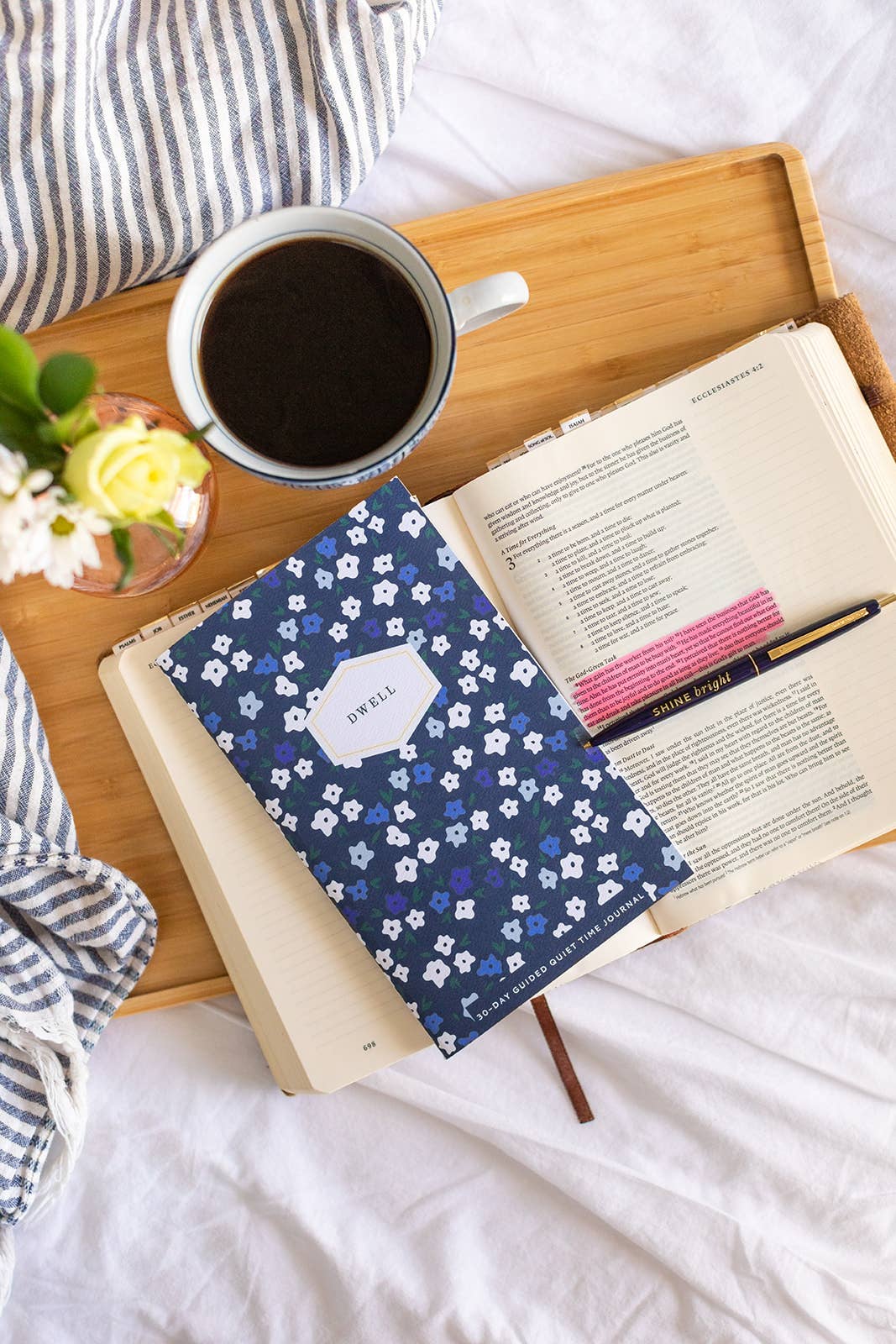 Bible Study Journal (Mini), Calico Blues