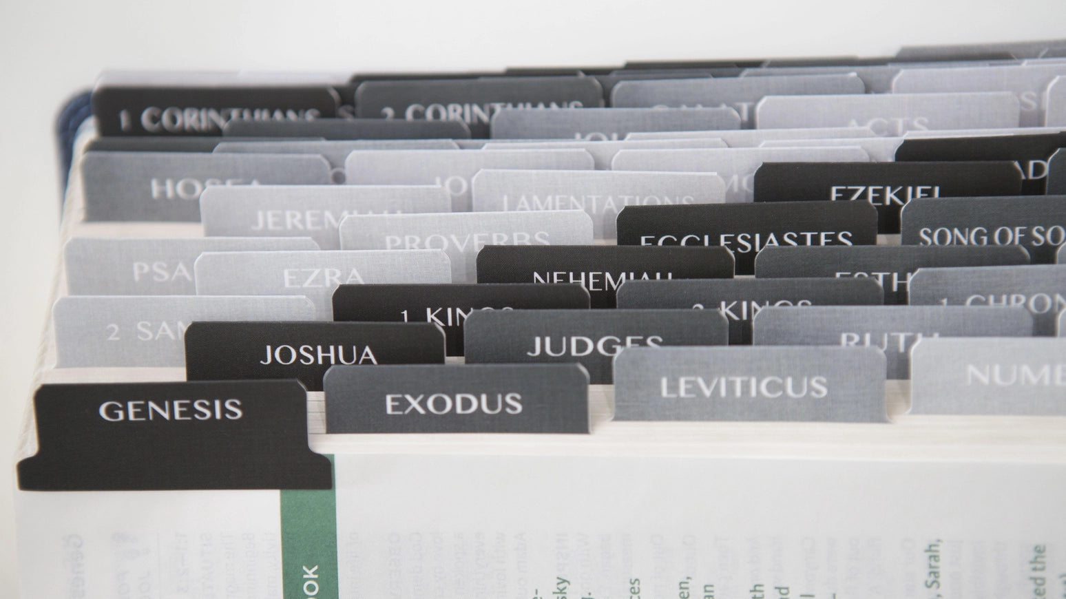 Grayscale Bible Tabs