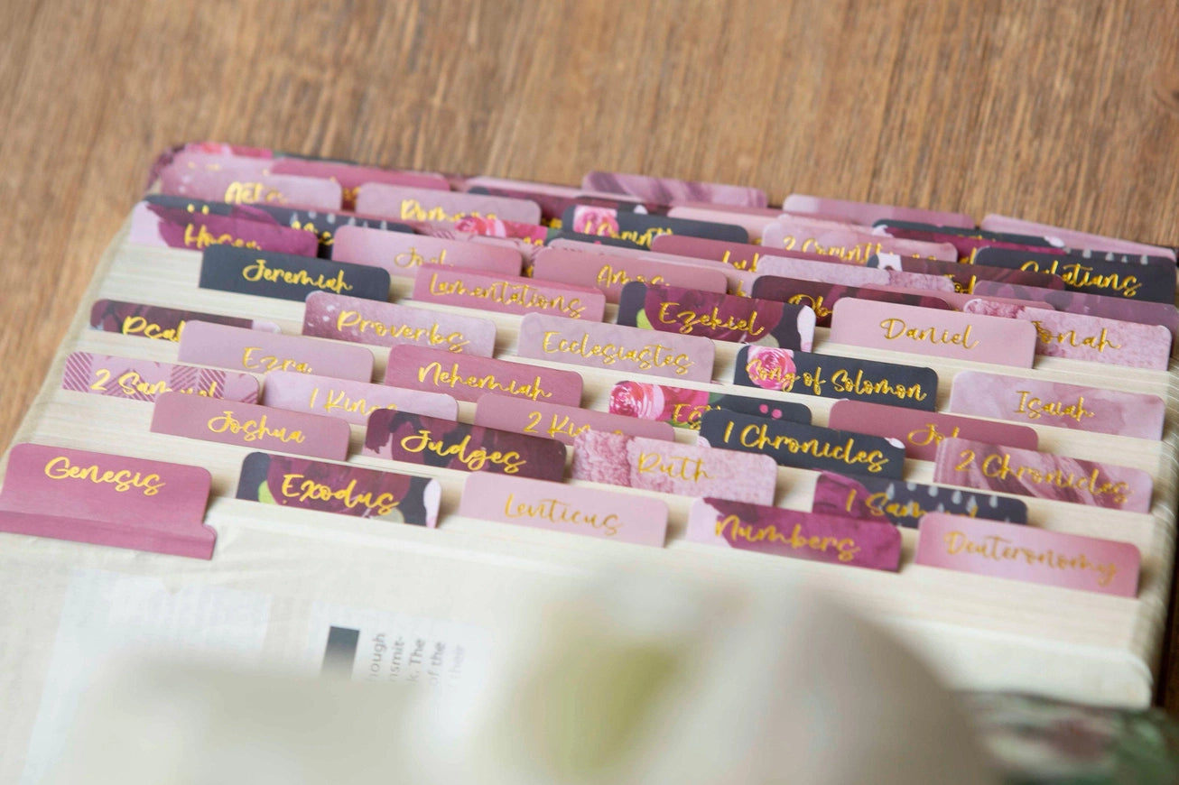Rose Gold Bible Tabs