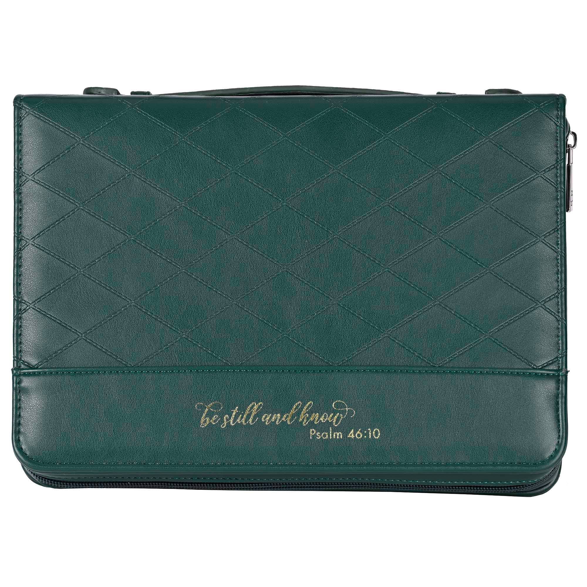 Quilted Green Bible Cover- XLarge