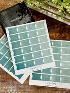 Sea Foam Bible Tabs
