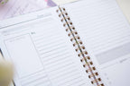 Purple/Peach Sermon Notes Journal