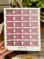 Dusty Rose Bible Tabs