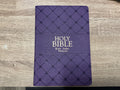 Purple Leather Super Giant Print KJV Bible