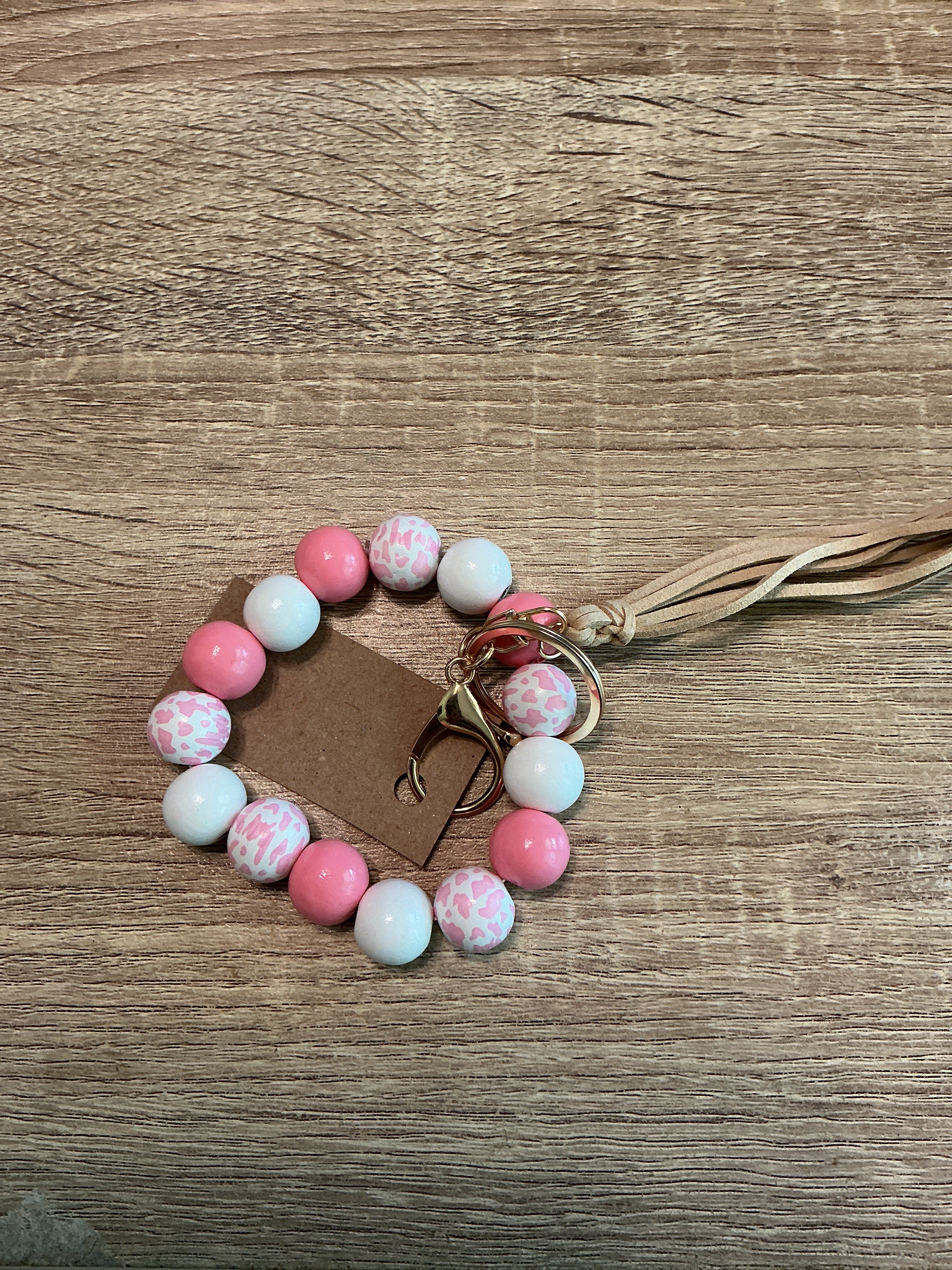 Mama Beaded Keychain