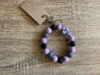 Jesus Cross Beaded Keychain