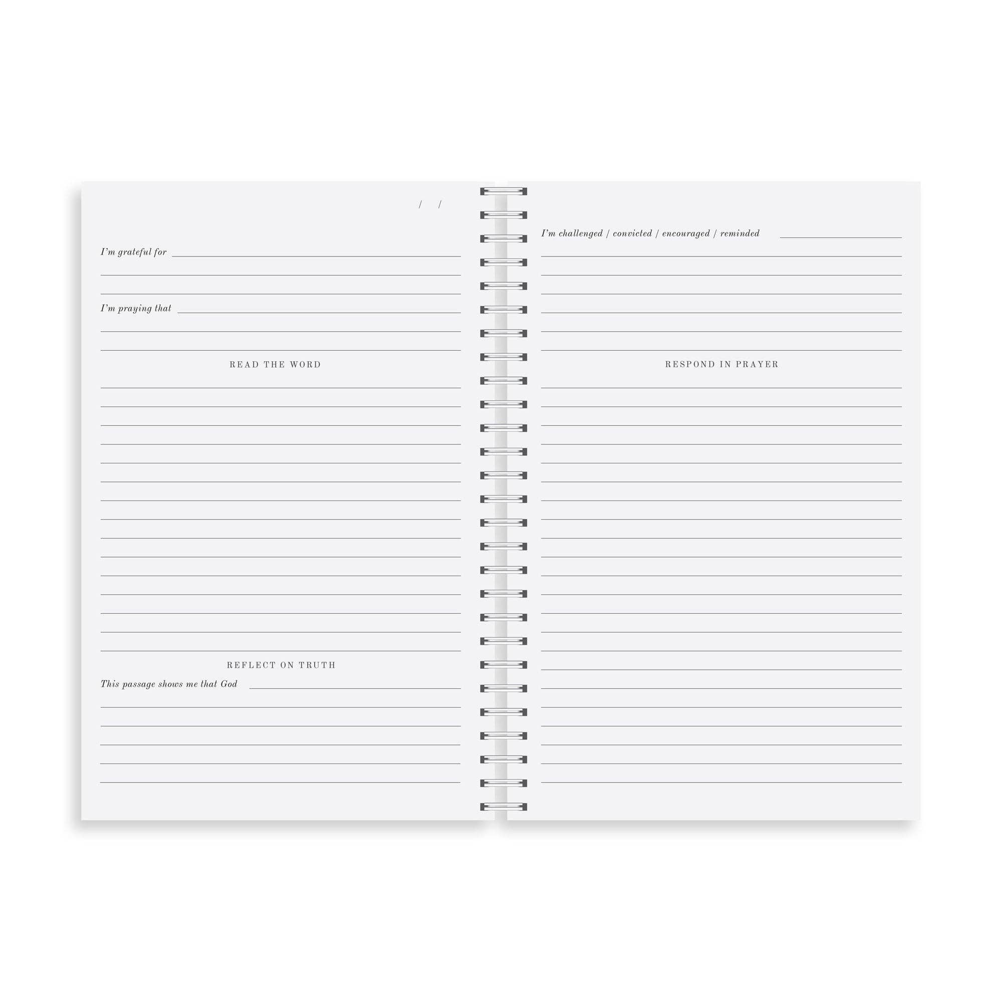 Dwell Bible Study Journal, Navy Dot