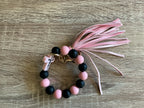 Jesus Cross Beaded Keychain
