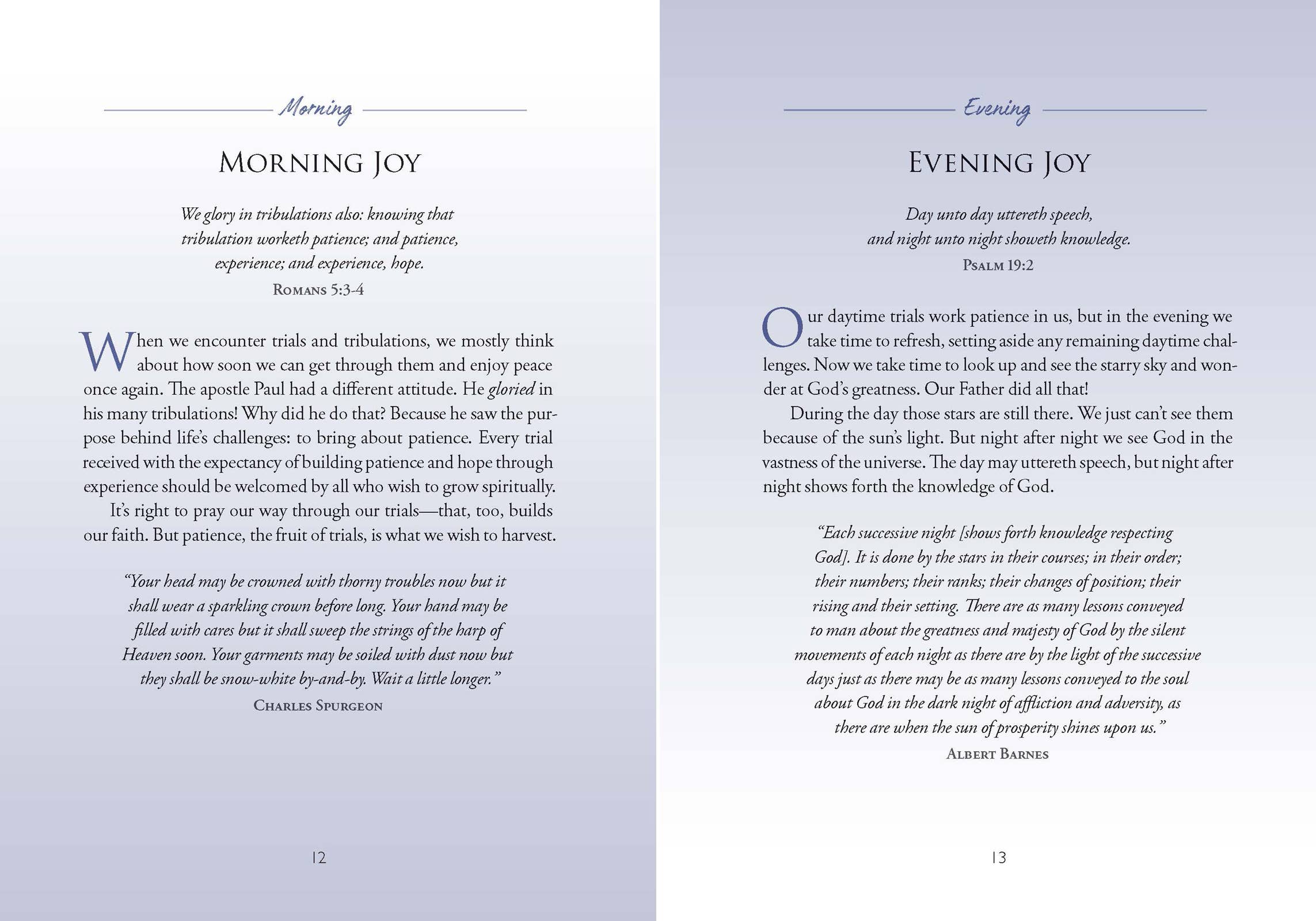 KJV Devotional In the Morning and In the Evening