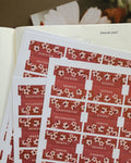Berry Blooms Bible Tabs