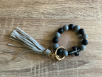 Jesus Cross Beaded Keychain