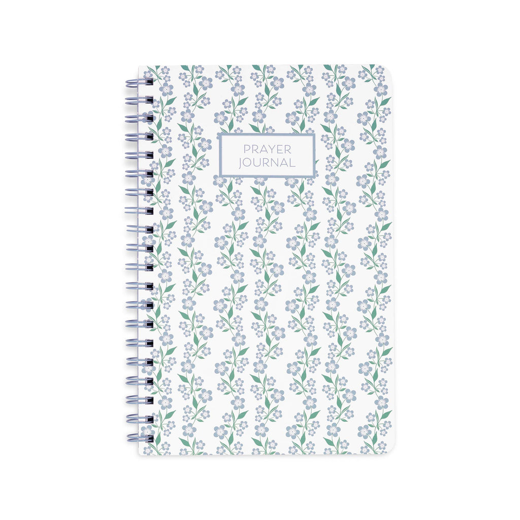 Prayer Journal, Blue Floral