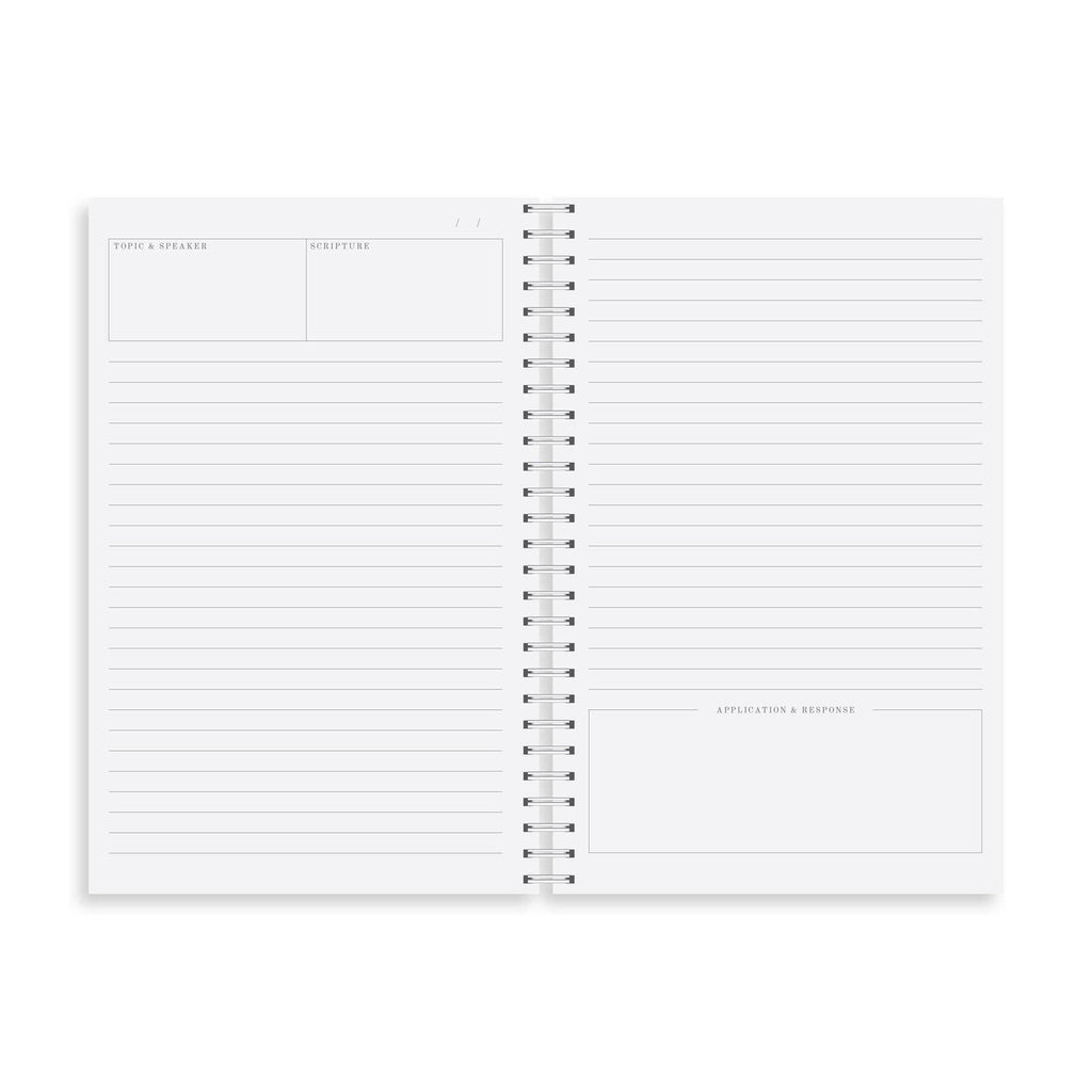 Sunset Stripe Sermon Notebook