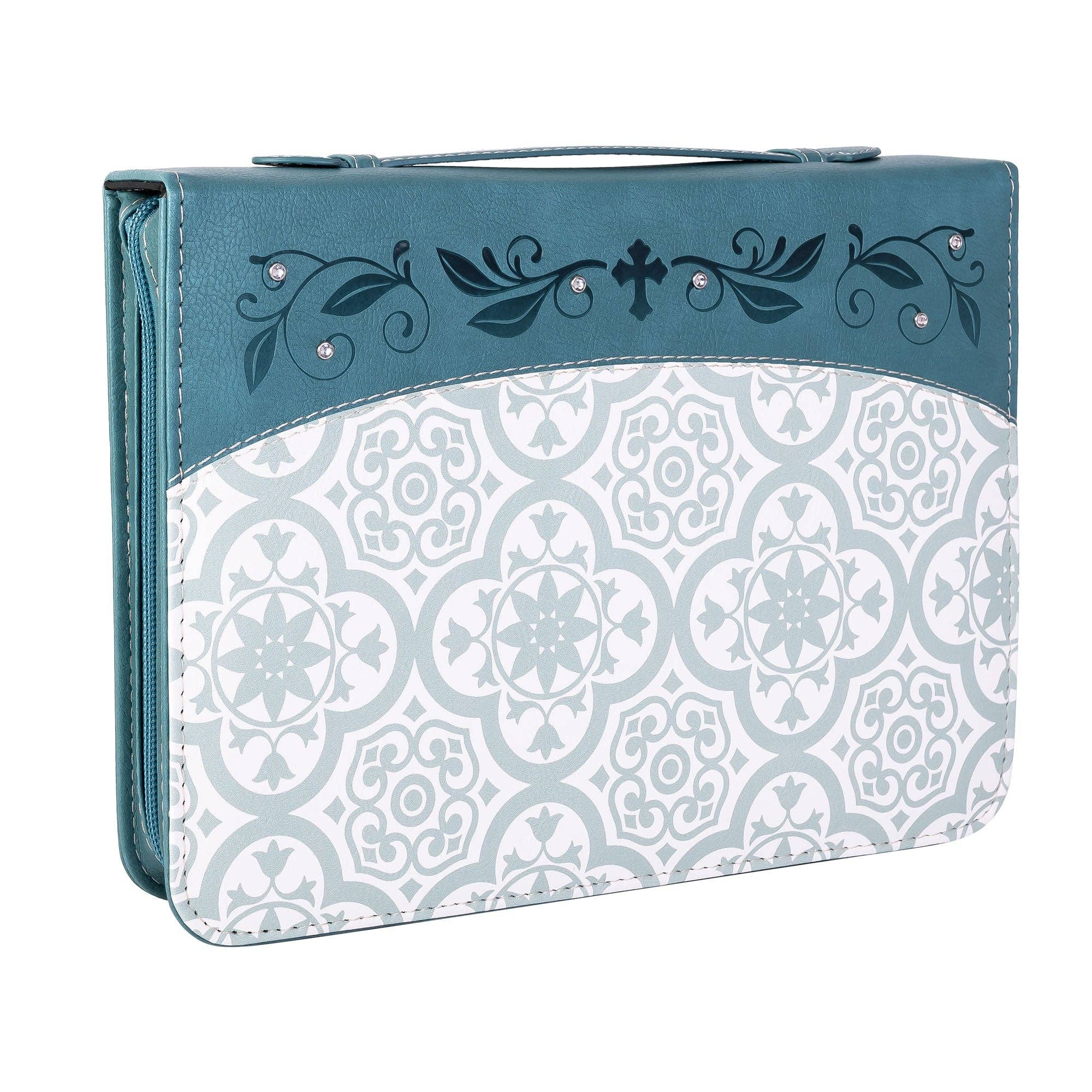 Teal w/Gem Bible Cover