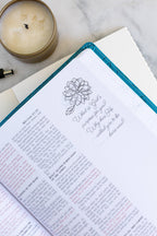 Teal/Tan Personal Reflections Bible