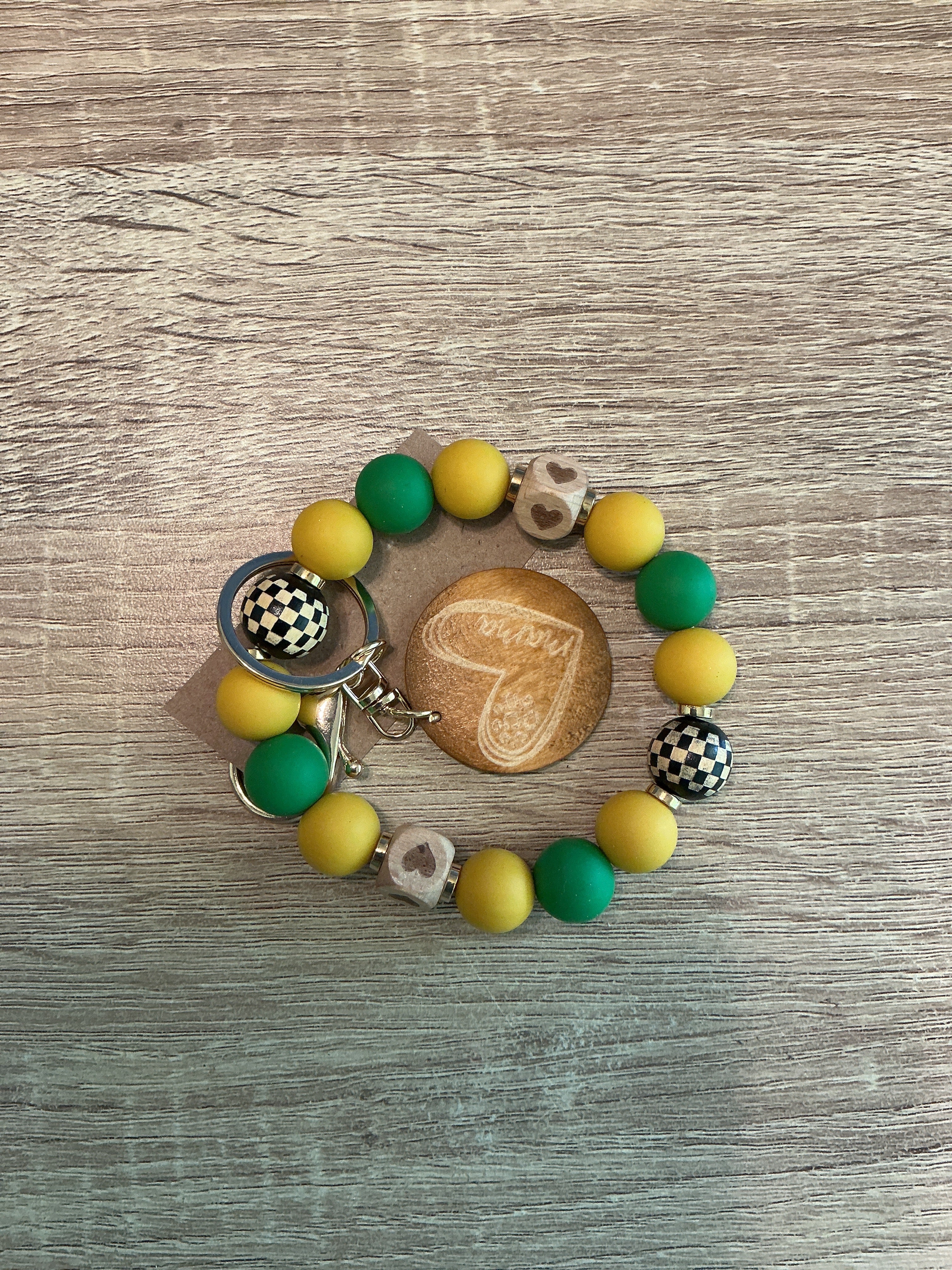 Mama Beaded Keychain