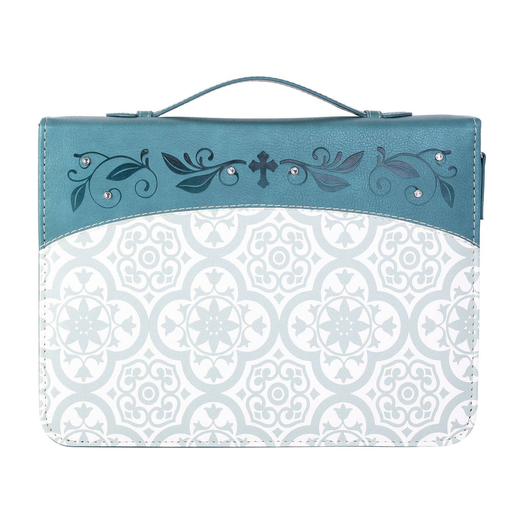 Teal w/Gem Bible Cover
