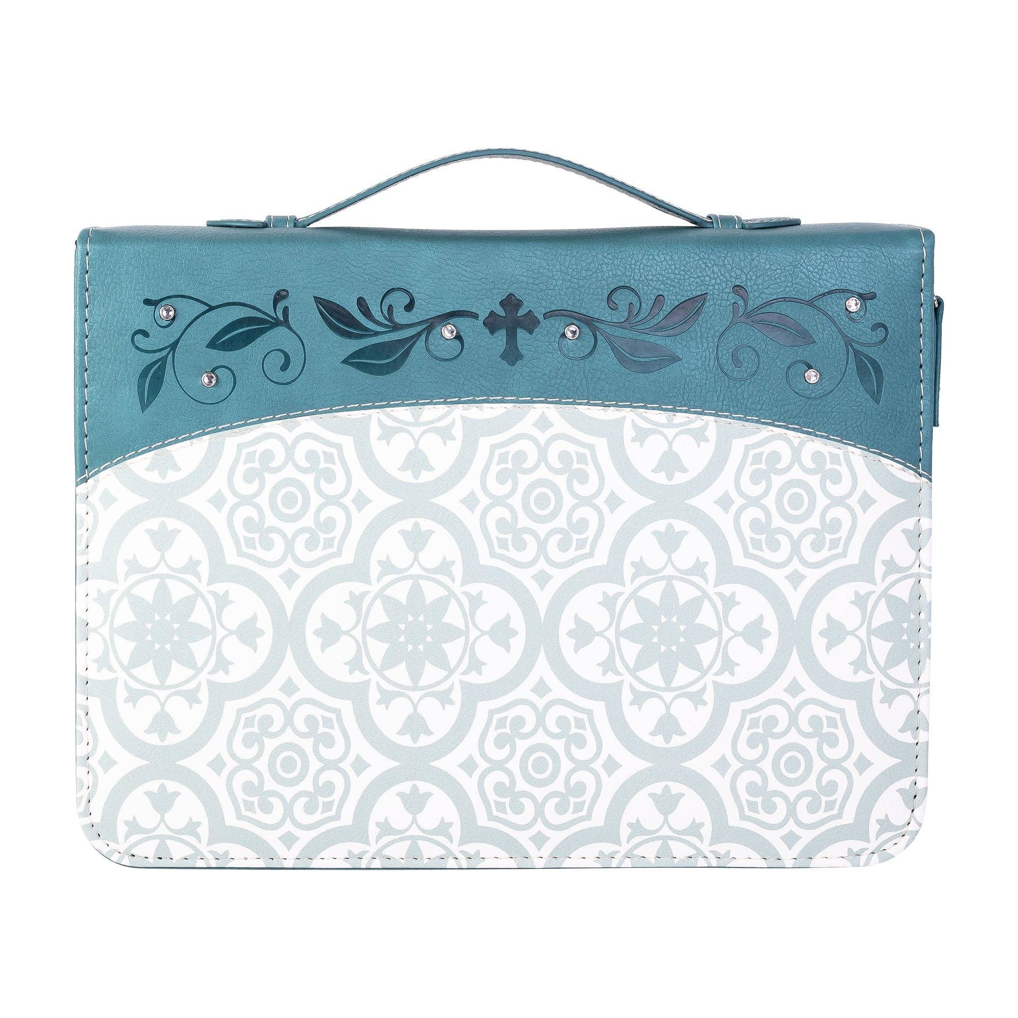 Teal w/Gem Bible Cover