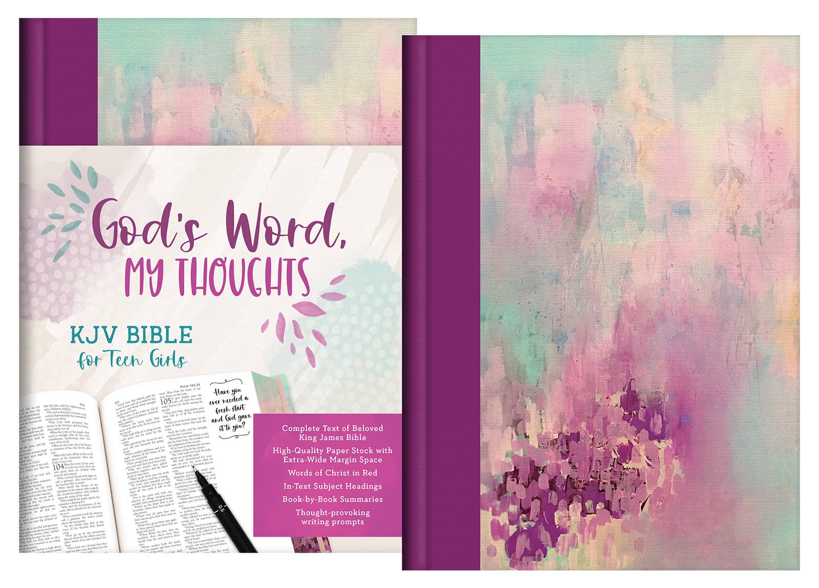 God's Word, My Thoughts KJV Bible for Teen Girls