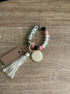 Mama Beaded Keychain