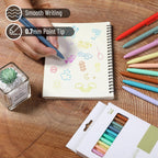 Retractable Gel Pens, 12 Pack, Assorted Colors, Fast Dry,