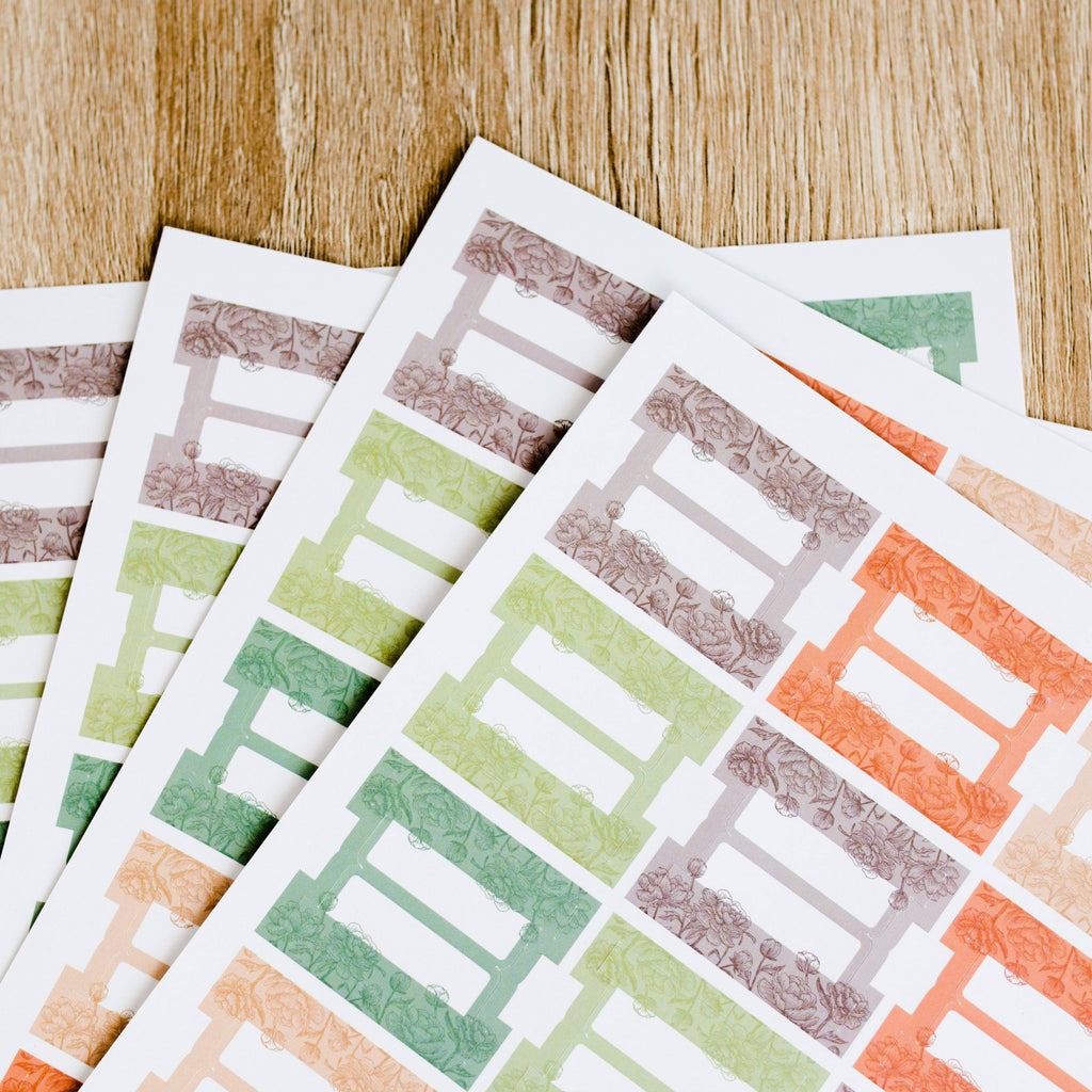 Blank Bible Tabs | Peony