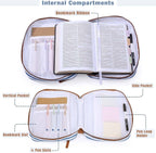 Bible Case Protective Cover - Blue Stripes
