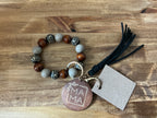 Mama Beaded Keychain