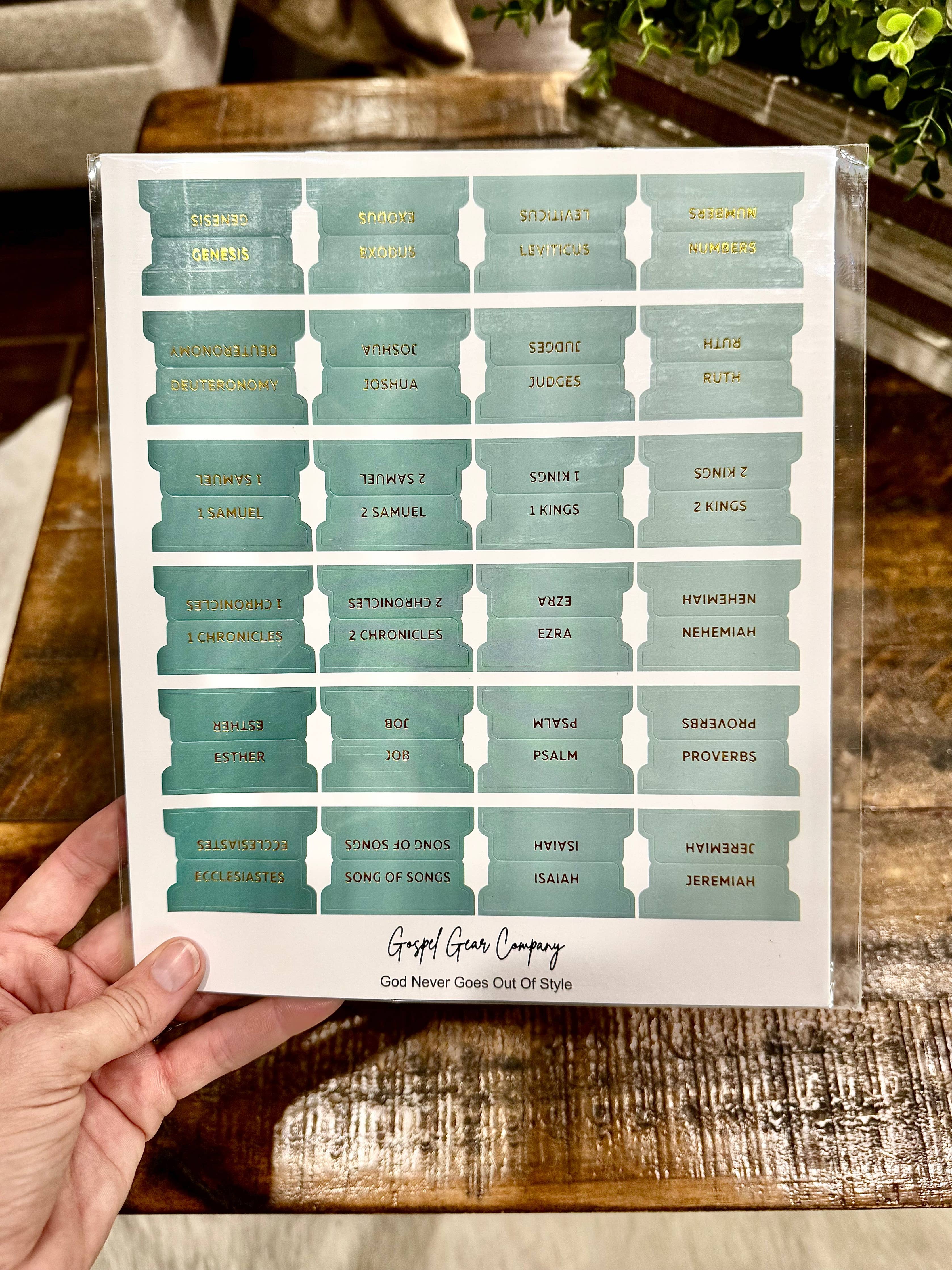 Sea Foam Bible Tabs