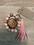 Mama Beaded Keychain
