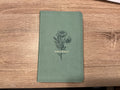 Teal Floral Giant Print Thumb Indexed Bible