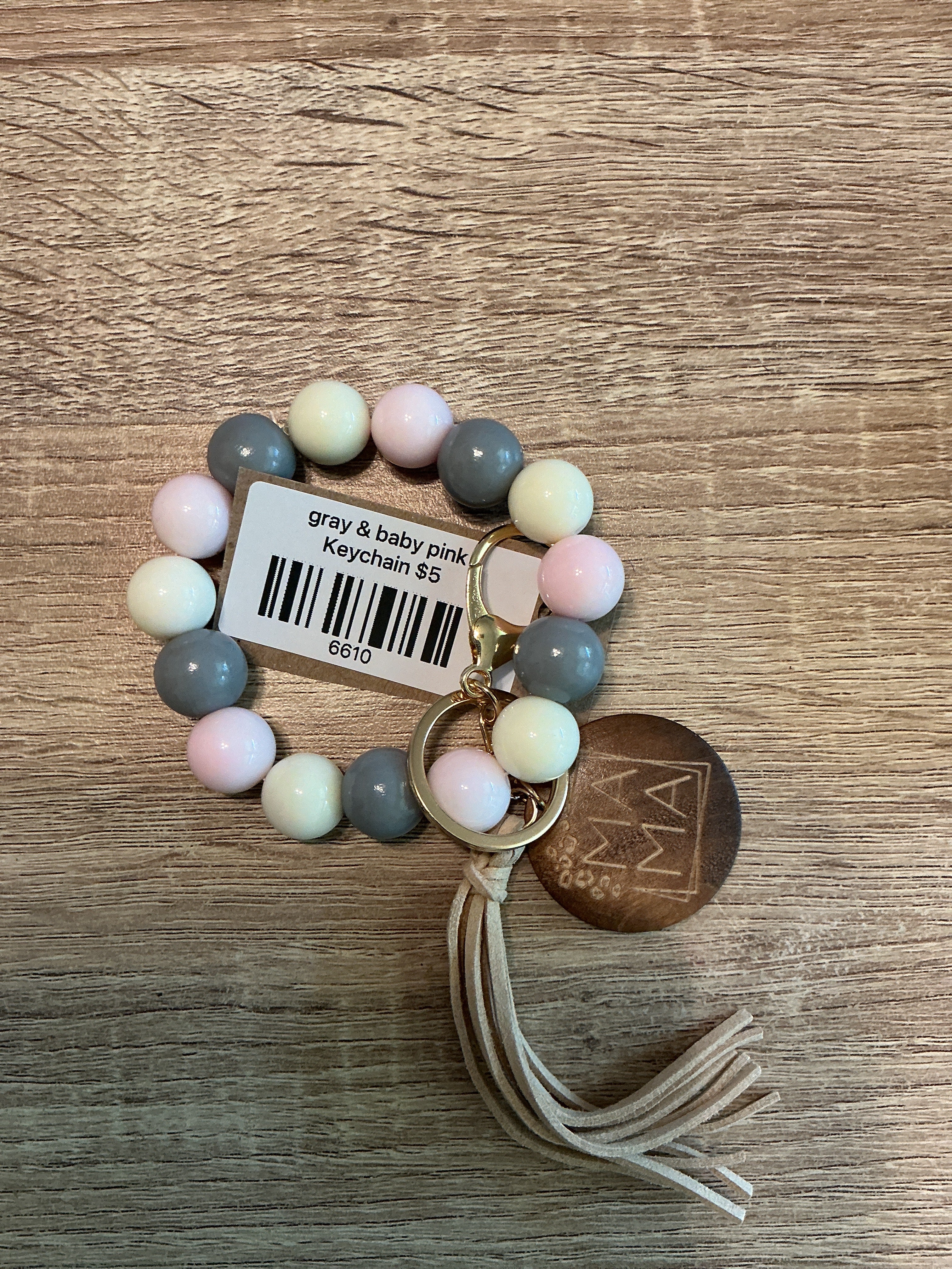 Mama Beaded Keychain