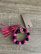 Jesus Cross Beaded Keychain