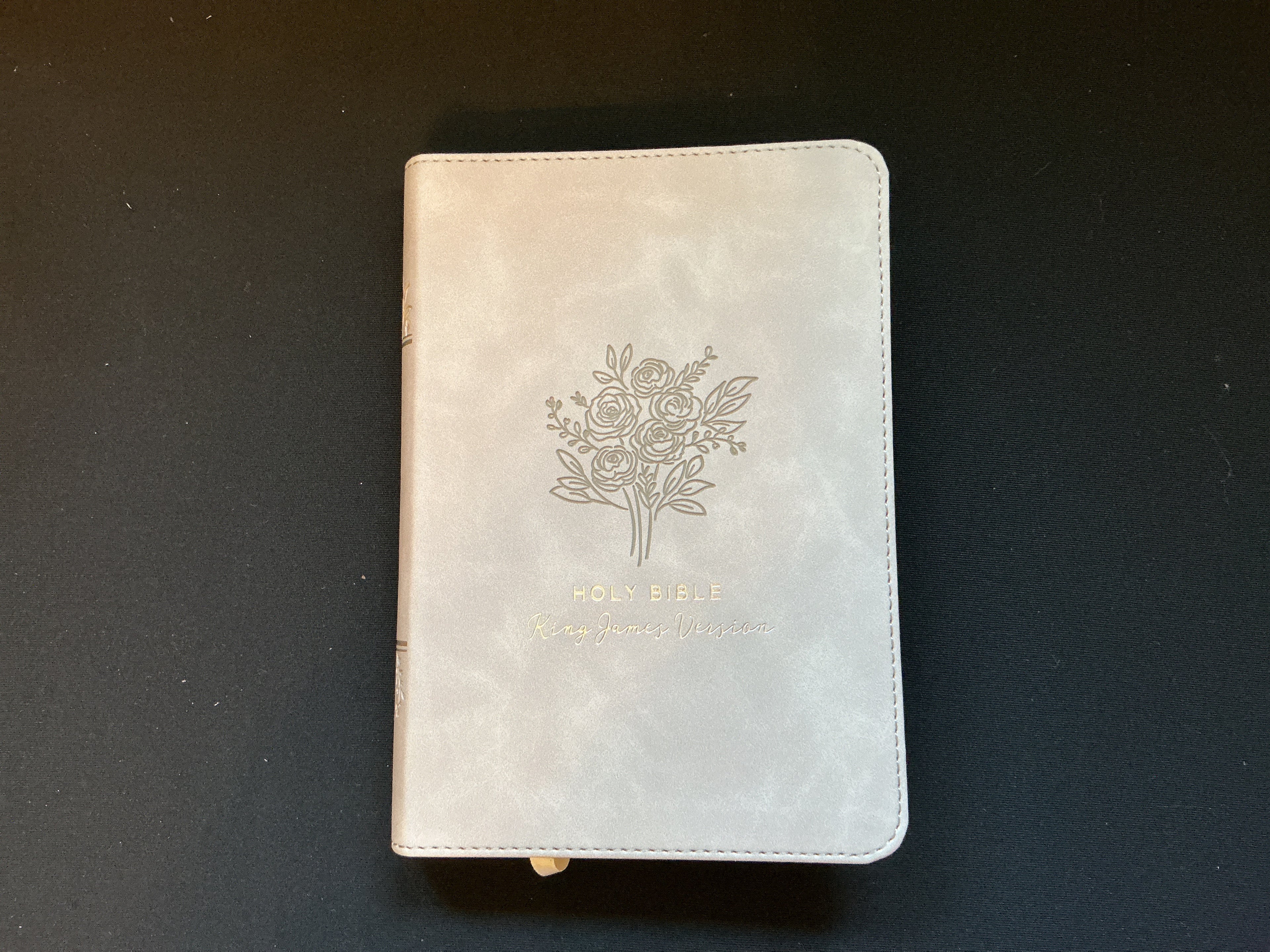 Taupe Bouquet Compact Bible