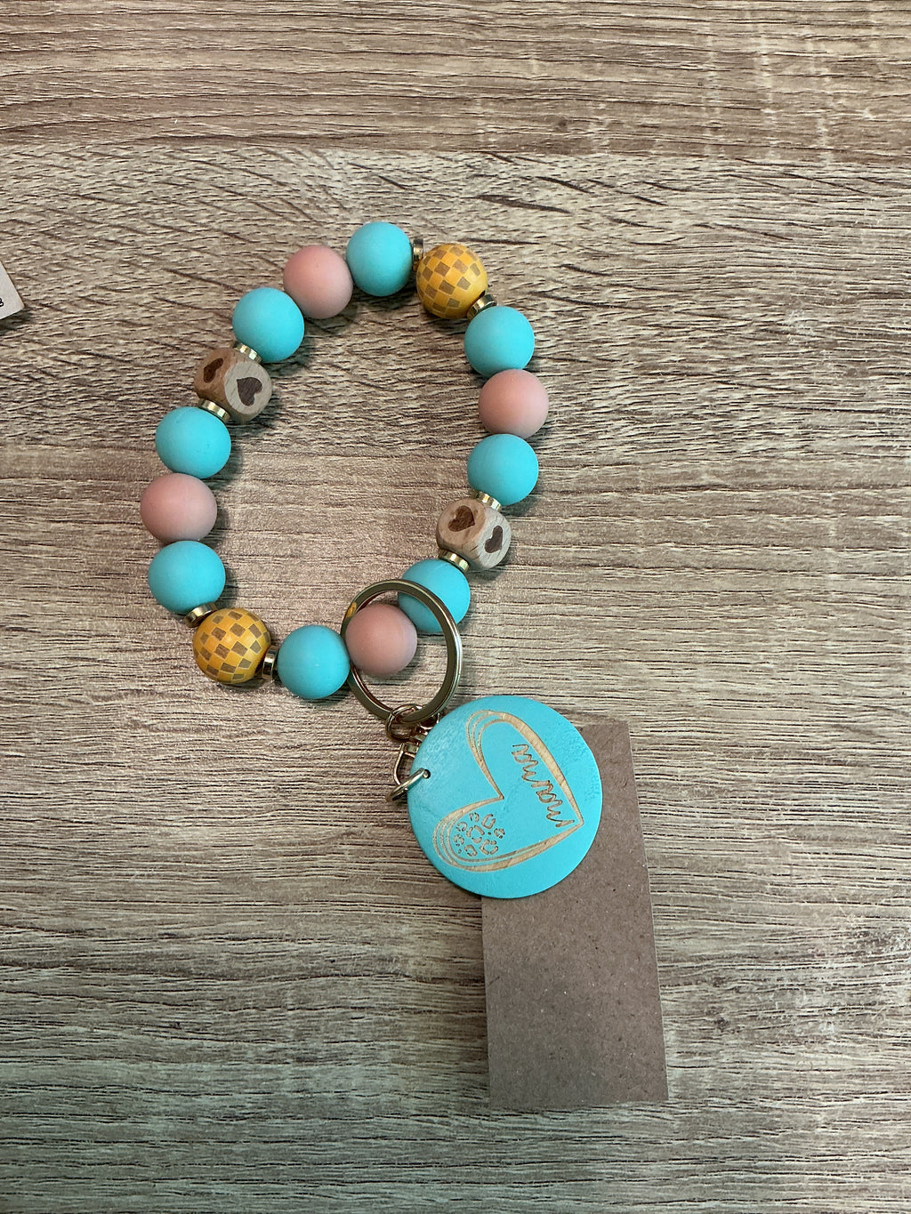 Mama Beaded Keychain