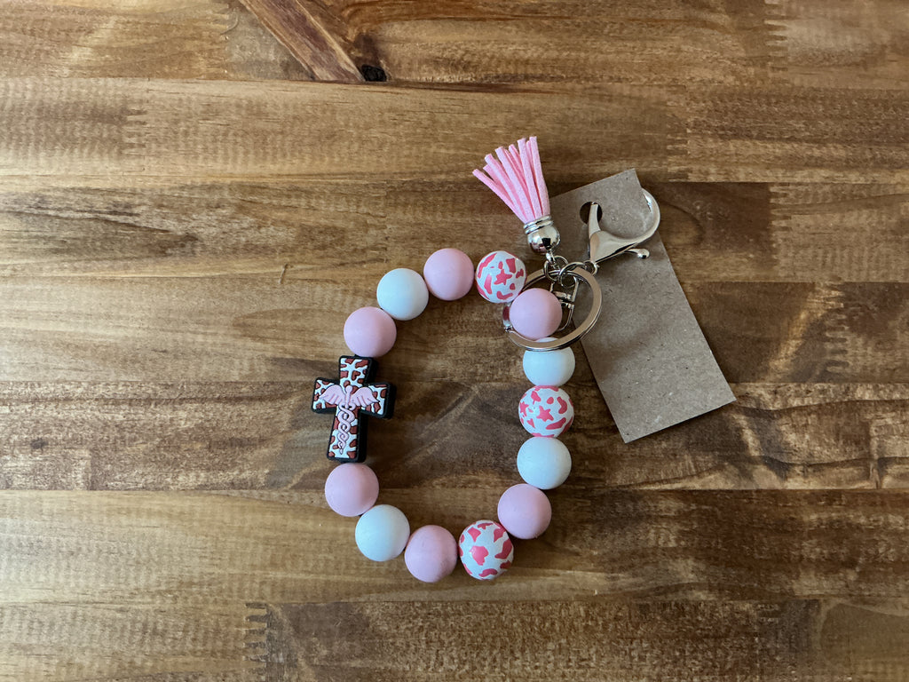Medical Beaded Keychain
