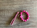 Jesus Cross Beaded Keychain