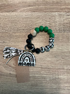 Mama Beaded Keychain