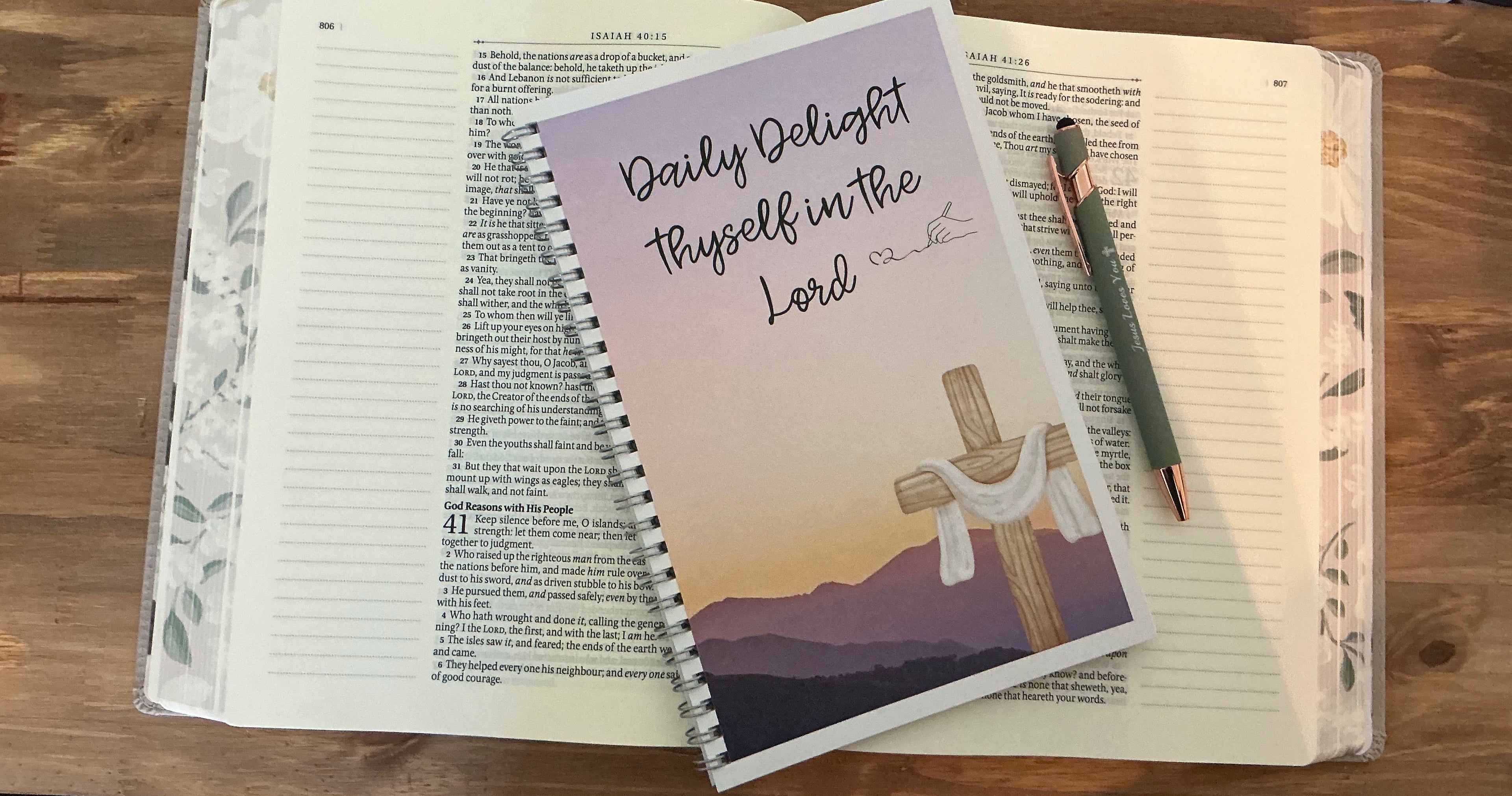 Daily Delight's Bible Study Journal