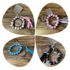 Mama Beaded Keychain