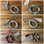 Jesus Cross Beaded Keychain