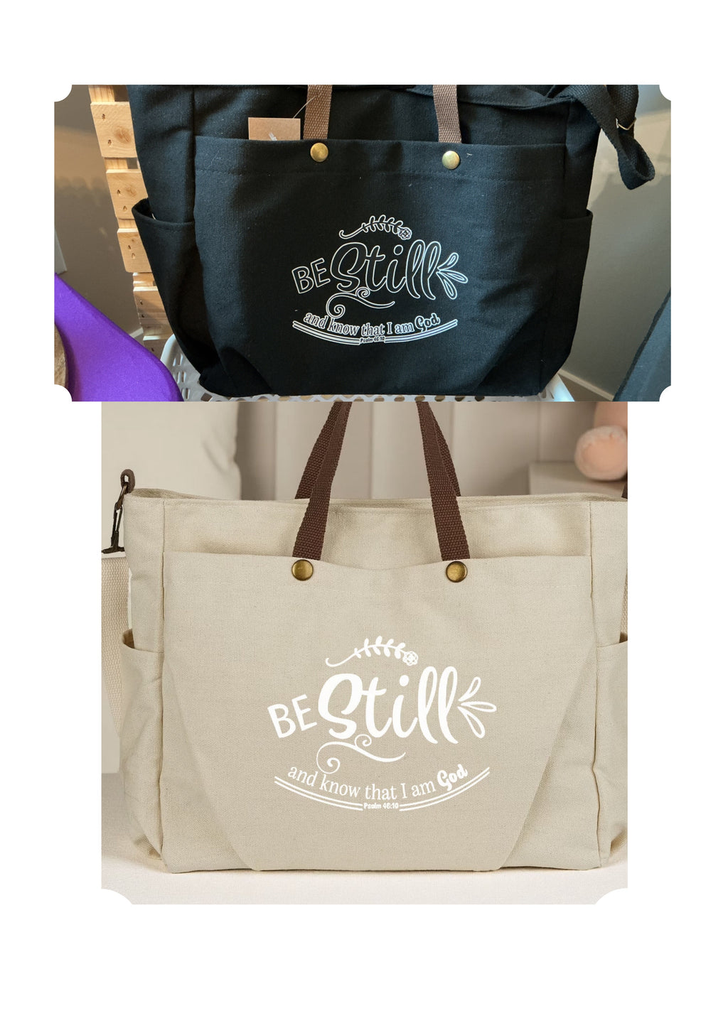 Large Canvas Tote
