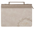 Amazing Grace Taupe Crown of Thorns Bible Cover